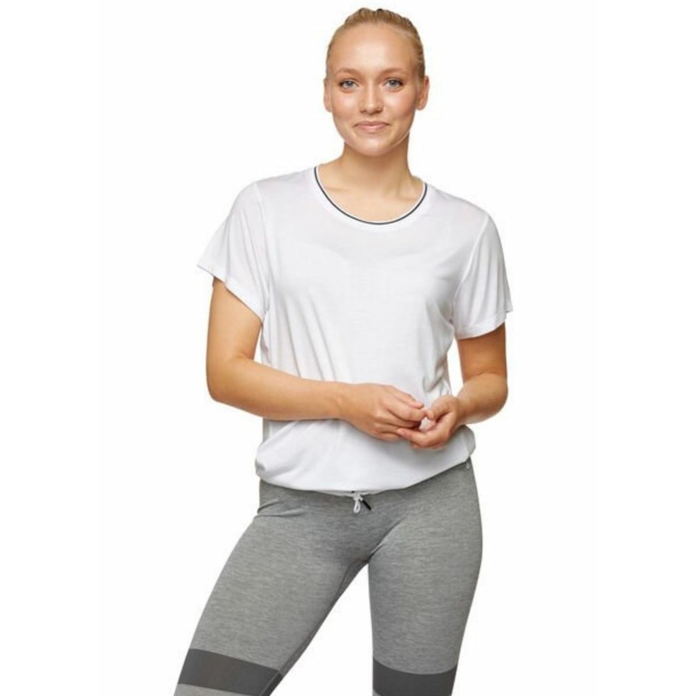 Kari Traa Women Rong Tee 622213 White Black Modal Athletic Shirt Sz XS New